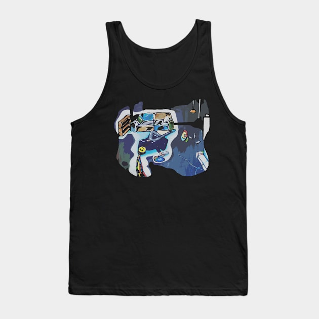 Drunk Smile Tank Top by jamesxrogers